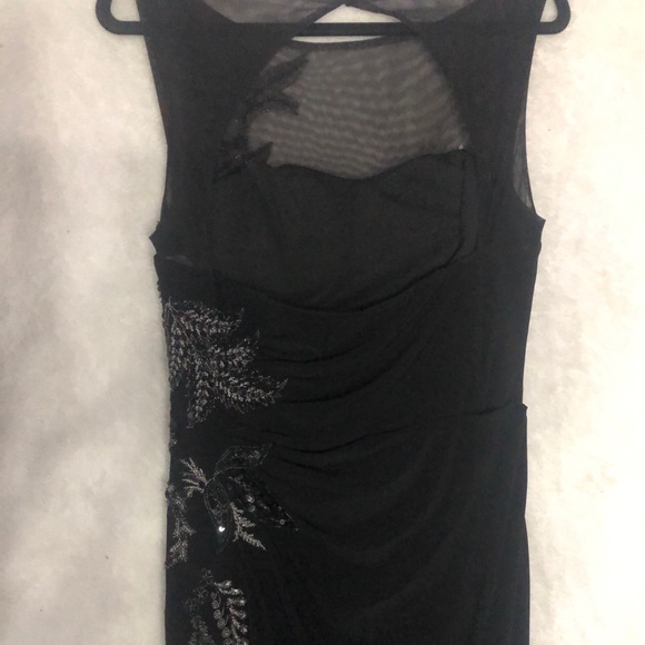 Floorlength black gown - Picture 4 of 4